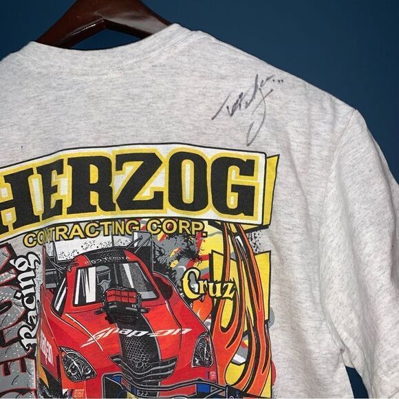 Tony Pedregon Racing Signed Tshirt Medium - Picture 4 of 7
